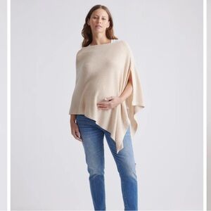 Lightweight Cotton Cashmere Nursing Shawl - One Size
